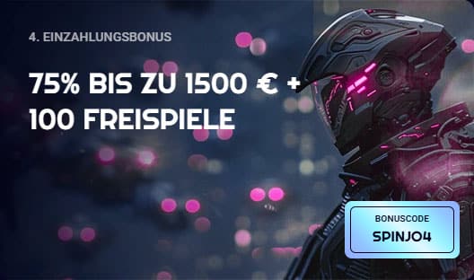 Spinjo 4 EINZAHLUNGSBONUS