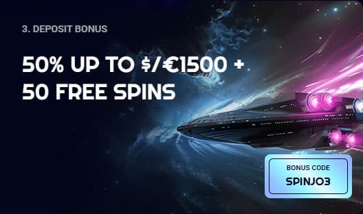 Spinjo Third Deposit Bonus